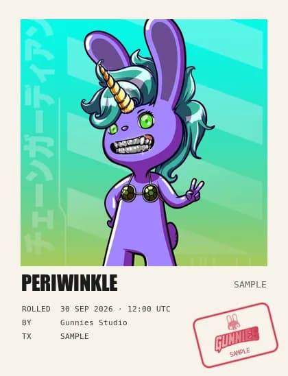 Sample: Periwinkle, wearing Green Anime, Unicorn Hair, Silver Grills, Sandals, Turtle Bra