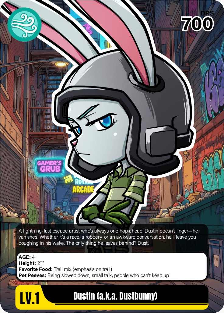 Dustin (a.k.a. Dustbunny)